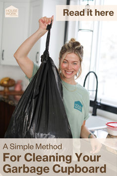 A Simple Method For Cleaning Your Garbage Cupboard Pull Out Trash Cans, Your Trash, Kitchen Needs, Garbage Bin, Garbage Can, Mean It, Spring Cleaning