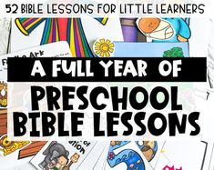 a full year of preschool bible lessons