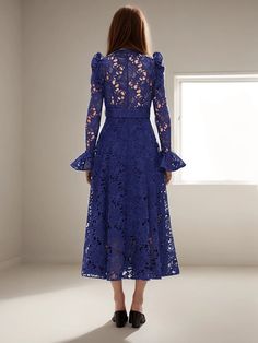 specification Embroidered Lace Midi Dress For Party, Long Sleeve Midi Dress With Lace Patchwork, Elegant Fall Embroidered Midi Dress, Elegant Fall Midi Dress With Embroidery, Elegant Fall Midi Dress Embroidered, Floral Embroidered Long Sleeve Lace Dress For Evening, Long Sleeve Lace Dress With Floral Embroidery For Evening, Fitted Long Sleeve Lace Dress For Casual Occasions, Lace Long Sleeve Dress For Casual Occasions