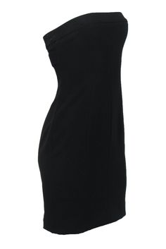 Keep it classic in this LBD from Moschino! The timeless fashion staple is given a sexy twist in a bodycon silhouette. Let this sultry frock be your next go-to closet favorite. Whether you're off to the club or a cocktail party, you'll rock this dress with sky high heels and a bold red lip. Size 6 Shell: 64% Triacetate, 36% Polyester Lining: 85% Rayon, 15% Spandex Concealed back zipper Lined Bodycon silhouette Straight neckline Sleeveless, strapless Bust 32" Waist 32" Total length 28" Formal Bodycon Dress With Straight Neckline, Formal Stretch Bodycon Dress With Straight Neckline, Fitted Bodycon Dress With Straight Neckline For Formal, Fitted Bodycon Dress With Straight Neckline For Formal Occasions, Stretch Bodycon Dress With Straight Neckline For Formal Occasions, Fitted Dresses With Side Zipper For Date Night, Classic Mini Bodycon Party Dress, Lined Bodycon Cocktail Dress, Classic Mini Bodycon Dress For Party