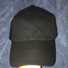 Adjustable Hat With Ponytail Opening. This 100% Cotton Hat Is A Wardrobe Staple Black Curved Brim Dad Hat One Size Fits Most, Black Cotton Hat One Size Fits Most, Everyday Black Dad Hat Baseball Cap, Black Dad Hat For Everyday, Black Curved Brim Baseball Cap For Everyday, Black Cotton Hat, One Size Fits Most, Black Casual Fitted Hat With Curved Brim, Casual Black Fitted Hat With Curved Brim, Trendy Adjustable Solid Dad Hat