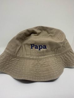 Personalize one of these bucket hats with 1 name/word up to 12 letters AND please specify if you want embroidery on 1 line or up to 3 lines. YOUR choice of Font & Thread Color. PLEASE MAKE SURE YOU SEND me ALL of the information needed to complete your order, so that your order does not get delayed! We strive to have orders completed and mailed out in less than a WEEK. If there is no response within 2 days of our attempt to notify you, then we reserve the right to make choices at our discret Cotton Bucket Hat With Letter Print, Wide Brim Hat With Embroidered Logo For Outdoor, Adjustable Wide Brim Bucket Hat With Embroidered Logo, Adjustable Sun Hat With Embroidered Logo And Curved Brim, Adjustable Bucket Hat With Letter Print For Beach, Outdoor Hats With Letter Embroidery And Curved Brim, Adjustable Letter Print Bucket Hat For Beach, Customizable Bucket Hat, One Size Fits Most, Customizable Bucket Hat One Size