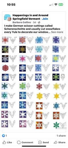 an image of the pattern for snowflake quilts on twitter, which has been added