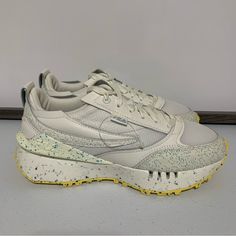 Fila Women’s Renno N-Generation Green Splatter Sneakers -Size 8 (6.5 Men’s) -Snow White/Whisper White/Blue Fog -Fila Energized Midsole Cushioning -Logos On Tongue, Quarter, And Back Counter -Speckled Detail On Outsole -Leather/Suede/Nylon -Nwot -New Without Box Urban Spring Sneakers With Speckled Midsole, White High-top Sneakers With Paint Splatter, White Paint Splatter Sneakers With Round Toe, White Lace-up Sneakers With Paint Splatter, Casual White Sneakers With Paint Splatter, Low-top Paint Splatter Sneakers For Sports, White Low-top Sneakers With Paint Splatter, White Paint Splatter Low-top Sneakers, Casual Lace-up Paint Splatter Sneakers