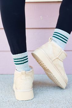 These socks add some fun to your fall fits! I love pairing these with our breckenridge boots + leggings Casual Knee-high Socks For Outdoor, Casual Super Soft Knee-high Socks For Winter, Casual Socks For Cold Weather In Fall, Boots Leggings, Boots And Leggings, Fall Fits, New Shop, Bag Straps, Some Fun