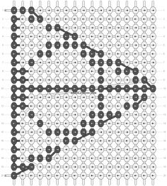 an abstract pattern with circles and dots in black and white, on a white background