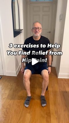 Exercises For A Sore Hip, Exercises To Strengthen Hip Joints, Seated Hip Exercises, Exercise For Hip Pain, Hip Exercises For Women For Pain, Hip Exercises For Pain, Hip Exercises For Men, Bursitis Hip Relief