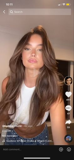 Layered Honey Brown Hair, Hazelnut Brown With Highlights, Daniella Love Island Hair, Hair Color For Light Brown Eyes Olive Skin, Sophia Culpo Hair, Honey Burnett Hair, Demi Lucy May Hair, Deep Ashy Brown Hair, Medium Cool Brown Hair Color Natural