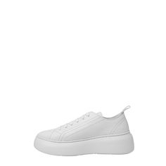 Brand: Armani Exchange Gender: Women Type: Sneakers Season: Spring/Summer PRODUCT DETAIL • Color: white • Fastening: laces • Details: -Slip on -sporty White Lace-up Sneakers With Elastic Laces, White Platform Sneakers With White Laces, Summer Athleisure Sneakers For Sports, Athleisure Summer Sports Sneakers, White High-top Lace-up Shoes For Streetwear, White Sneakers With Laces For Light Sports, White Casual Slip-on Sneakers With Elastic Laces, White Chunky Sneakers For Summer, Summer Athleisure Sneakers