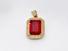 Wow! Stunning and elegant big red stone with gold pendant. It a classic look and it feels like fire when you wear it. 10KT of Gold Red Stone, Buying Jewelry, Wear It, Gold Pendant, Classic Looks, Jewelry Stores, Fashion Forward, Stone, Pendant