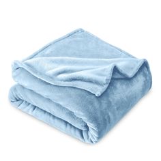 Microplush blanket folded Blanket For Bed, Fuzzy Blanket, Queen Blanket, Twin Blanket, Kids Fleece, Lightweight Blanket, Blue Blanket, Wearable Blanket, Warm Blankets