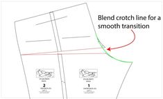 the diagram shows how to draw a line for a smooth transition between two sheets of paper