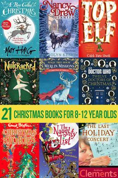 Christmas chapter books for tweens (ages 8 to 12 years). Includes mysteries, short stories, a little non-fiction and even a Christmas horror thriller! #christmasbooks #bookadvent #chapterbooks #kidschristmasbooks #booksforkids #booksfortweens Best Christmas Books, Christmas Picture Books, Christmas Books For Kids, Christmas Horror, Christmas Reading, Winter Books, Books For Children, Christmas School, Twelve Days Of Christmas