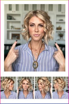 Tight long lasting curls on short blonde hair. How I get my curls to last longer. Trending short hair spring and summer. Latest Bob Hairstyles, Short Hair Waves, Undercut Bob, Balayage Short, Short Silver Hair, Long To Short Hair, Long Lasting Curls, Bridesmaid Hair Down, Hair Balayage