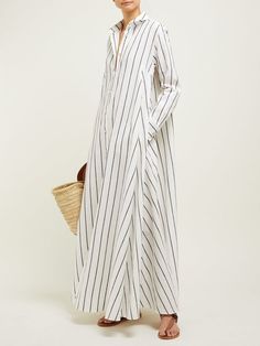 Palmer Harding, Dresses For Spring, Mode Kimono, Elegante Y Chic, Mode Turban, Tiny Apartment, Striped Shirt Dress, Modest Wear, Beach Wear Dresses