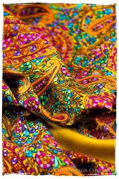 The Spicé - Grand Jamawar Pashmina Shawl — Seasons by The Kashmir Company Haight Street, Paisley Shawl, Golden Days, Gala Events, Square Silk Scarf, Cashmere Shawl, European Women, Gold Silk, Flowering Vines