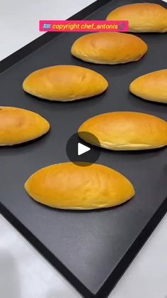 the video shows how to make homemade breads in an air fryer with just six ingredients