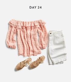 Monthly Stitch Fix Trends Not sure about the pink, but love the style of the shirt Office Interview Outfit, Happy Hour Outfit, Chic Office Outfit, Strapless Bras, Peach Fabric, Stitch Fix Outfits, Older Women Fashion, Styling For Men, Stich Fix