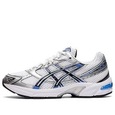 (WMNS) ASICS Gel-1130 'White Periwinkle Blue' 1202A164-105 (SNKR/Casual/Women's/Non-Slip/Wear-resistant) Acisis Shoes, Asics Outfit Black Woman, Blue New Balance Shoes, Blue Asics, White Periwinkle, Bedazzled Shoes Diy, Bedazzled Shoes, Pretty Sneakers, Navy Blue Shoes