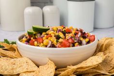 Try this easy Black bean salsa for a delicious dip or topping idea sure to be a hit. With just a few ingredients, black bean corn salsa recipe is easy. Black Bean Corn Salsa Recipe, Black Bean Salsa Recipe, Bean Salsa Recipe, Salads Ideas, Black Bean Corn Salsa, Chipotle Black Beans, Corn Salsa Recipe, Easy Salsa Recipe, Black Bean Salsa