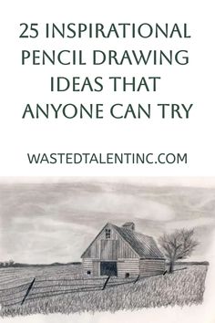 25 Inspirational Pencil Drawing Ideas That Anyone Can Try Landscape Pencil Drawings Easy, Ab Drawing, Pencil Sketch Tutorial, Get Better At Drawing, Pencil Artists, Beginner Drawing Lessons, Pencil Drawing Ideas, Landscape Pencil Drawings, Pencil Drawings For Beginners