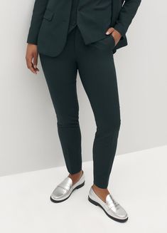 Formal Green Pants For Fall, Formal Green Fall Pants, Green Dress Pants For Fall Workwear, Tailored Green Dress Pants For Fall, Green Ankle-length Dress Pants For Work, Green Trousers For Work, Green Business Casual Bottoms For Fall, Fall Business Casual Green Bottoms, Green Ankle-length Dress Pants For Office