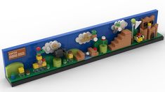 an image of a lego set with sheep