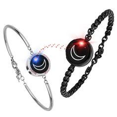 PRICES MAY VARY. 【Long Distance Touch Bracelets】How to express your thoughts to your Long Distance lovers, family, kids, bestie, mother from time to time, express your emotions to your loved ones through INOWL Smart Bluetooth Matching Couples Bracelet, the people around you are closer than ever before, This is a great gift for couples, families, Mother. 【Smart Matching Couples Bracelet】Simply tap your bracelet and your partner's bracelet will flash, No matter how far you are from each other, you Long Distance Lovers, Bracelets Couple, Matching Couple Bracelets, Distance Love, Multiple Bracelets, Long Distance Love