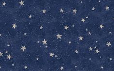 a blue background with white stars on it