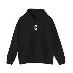 Stay cozy and stylish with our Letter C Print Unisex Heavy Blend™ Hooded Sweatshirt. This minimalist design is perfect for the autumn and winter seasons, offering a clean and modern look. A thoughtful gift for anyone who loves simplicity and comfort, this pullover jacket is a wardrobe staple that combines warmth with understated elegance. Color Accuracy: Please note that actual item colors may differ slightly. This is because computer monitors and phone screens can display colors differently, and individual perception of color varies. While I strive to make my photos as true to life as possible, the color you see on your screen may not perfectly match the item's actual color. Care Instructions: - Do not dry clean - Machine wash: warm (max 40C or 105F) - Do not bleach - Tumble dry: low heat Phone Screens, Letter C, Clean Machine, Hoodie Pullover, Color Care, Autumn Season, Understated Elegance, Pullover Jacket, Computer Monitors