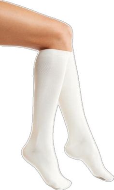 White No-show Fitted Socks, Fitted No-show White Socks, Fitted White No-show Socks, Comfortable Fitted Cream Socks, Classic White Stretch Socks, Cream Stretch Knee-high Socks, Fabric Gift Bags, Knee High Socks, Fabric Gifts