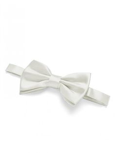 ivory|baker Classic White Bow Tie For Wedding, Elegant White Bow Tie For Black Tie Occasions, White Bow Tie For Black-tie Events, Elegant White Bow Tie For Black-tie Events, Classic White Bow Tie For Formal Occasions, White Bow Tie For Formal Occasions, Classic White Bow Tie For Party, Classic White Bow Tie, Elegant White Adjustable Bow Tie