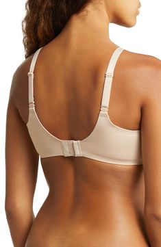 A bonded band smoothes out any bulges in this seamless, unmolded everyday bra designed with hidden side slings for added shaping and support. Convertible straps Partially lined 73% nylon, 27% spandex Hand wash, line dry Imported Classic Full Coverage Padded Nursing Bra, Classic Full Coverage Nursing Bra With Medium Support, Supportive Padded Full Coverage Bra, Full Coverage Bra With Adjustable Straps, Classic Padded Underwire Nursing Bra, Contoured Full Coverage Nursing Bra, Supportive Padded Full Coverage Nursing Bra, Full Coverage Shaping Nursing Bra With Padded Cups, Shaping Full Coverage Nursing Bra With Padded Cups