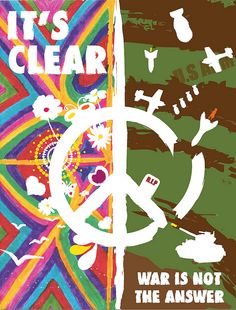 1960s anti-war poster Wrong Generation, Hippie Things, Peace Symbols, Theater Poster, Hippie Posters, Teach Peace, Peace Poster, Hippie Quotes, Peace Sign Art