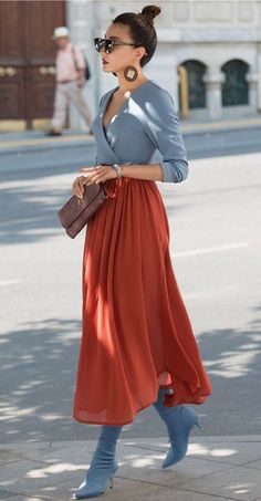 Rok Outfit, Fashion Hacks, Looks Street Style, Trend Fashion, Inspired Outfits, 가을 패션, Street Style Looks, Mode Inspiration, 70s Fashion