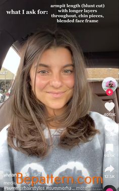 Cute hairstyles for women 2024 Shorter Layered Haircuts Mid Length, Long Neck Haircut, Mid Length Hair Square Face, Shoulder Length Hair Unstyled, Eloise Mummé Hair, Haircut Ideas For Thinner Hair, 90s Layered Bob Shoulder Length, Haircuts That Dont Need To Be Styled, Best Hair Length For Round Face