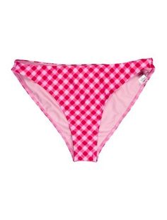 Xirena BottomsPinkPlaid PrintFit:Swimwear by Xirena typically fit true to size. Pink Tie-side Vacation Bottoms, Pink Tie-side Bottoms For Vacation, Trendy Pink Swimwear For Vacation, Casual Pink Swimwear For Pool, Casual Pink Swimwear For Vacation, Plaid Print, Print Patterns, Plaid, Tags