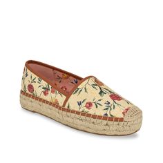 Guess-Joelyn Espadrille Slip-On Make your spring-summer transition runway-worthy with the Joelyn espadrille slip-on from Guess. Be it the woven-like upper, the closed toe, or the contrasting espadrille bottom, you won't take your eyes off the platform slip-on. Spring Beach Espadrilles With Woven Sole, Spring Beige Slip-on Espadrilles, Spring Espadrilles With Woven Sole For Summer Outings, Beige Flat Espadrilles For Spring, Trendy Spring Espadrilles, Trendy Flat Heel Espadrilles For Spring, Casual Espadrilles With Round Toe For Spring, Casual Round Toe Espadrilles For Spring, Spring Slip-on Round Toe Espadrilles