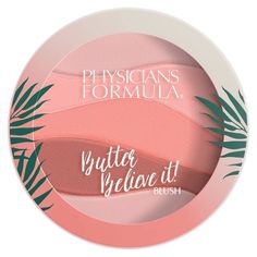 Physicians Formula Murumuru Butter Butter Believe it Blush - Pink Sands - 0.19oz Physicians Formula Foundation, Physicians Formula Blush, Quick Makeup Routine, Blush Application, Physicians Formula Makeup, Cupuacu Butter, Quick Makeup, Physicians Formula, Healthy Beauty