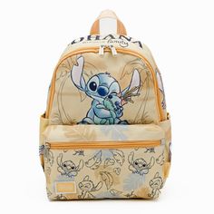 Disney Stitch and Scrump Park Day Nylon Mini Backpack 13" Backpack WondaPOP Disney Nylon Backpacks are known for their whimsical Disney prints and designs. Made of high quality durable polyester fabric on the exterior. Roomy, fully lined interior with a zipper pocket. Officially Licensed Disney Product. Stitch With Scrump, Stitch And Scrump, Christmas Toy Story, Disney Prints, Stitch Quotes, Lilo And Stitch Quotes, Park Day, Mini Mochila, Ohana Means Family