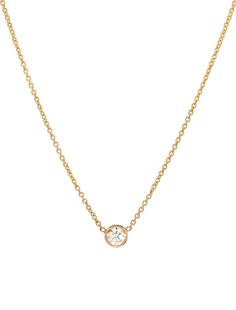 Beautifully handcrafted round cut diamond in a 14k gold small bezel cup hanging from a dainty cable link chain. Chic and timeless, wear it by itself or layered, day or night. Made in L.A. Bezel Total Weight: Approx. 0.15 grams Diamond Carat Weight: Approx. 0.10 (ct. tw) Ships in 4-8 business days Comes gift ready in a custom Zoe Lev jewelry box Solitaire Diamond Necklace, Gorgeous Wedding Rings, Locket Design, Custom Jewelry Box, Bezel Necklace, Solitaire Necklace, Diamond Solitaire Necklace, Necklace Diamond, Solitaire Necklaces