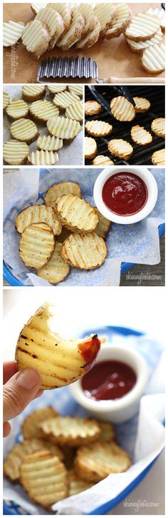 the process of making cookies with peanut butter and ketchup is shown in pictures