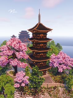 Some inspo for Japanese themed builds <3 You can watch both the making of this map and the showcase via my Youtube channel (: Japanese Theme Minecraft, Mc Japanese Build, Japanese Shop Minecraft, Japanese Pagoda Minecraft, Japanese House Minecraft Ideas, Minecraft Japanese Builds Tutorial, Minecraft Asian Village, Japanese Buildings Minecraft, Minecraft Japanese Style