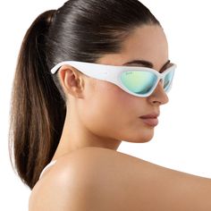 Low-riding sunnies with wrap-around coverage. Side Out shades include a TR90 lightweight frame and protective nylon polarized lenses. Totally functional and absolutely fashionable, the new Side Out shades can go from the runway to the racetrack in 2.5 seconds. White Sports Sunglasses With Uv Protection, White Polycarbonate Shield Sunglasses With Polarized Lenses, White Polarized Shield Sunglasses With Polycarbonate Frame, White Polarized Shield Sunglasses, White Sunglasses For Summer Outdoor Activities, White Cat Eye Shield Sunglasses With Uv Protection, White Polycarbonate Shield Sunglasses With Uv Protection, White Polarized Functional Sunglasses, Sporty White Shield Sunglasses With Polarized Lenses