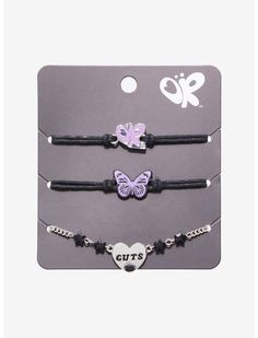 Olivia Rodrigo Guts Bracelet Set | Hot Topic Olivia Rodrigo Bracelet, Dory Finding Nemo, Olivia + Core + Aesthetic, Guts Tour, Butterfly Designs, Olivia Rodrigo Guts, Star Beads, Lampoon's Christmas Vacation, Saved By The Bell