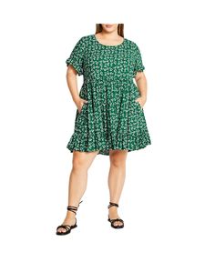 in stock Chic Plus Size, Sweet Dress, Chic Woman, City Chic, Print Dress, Daisy, Pick Up, In Store, Buy Online