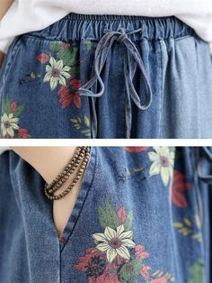 Description Product ID: BT2051505 Material: Denim Pattern: Print Season: Spring, Summer Style: Fashion, Casual, Retro Occasion: Daily, Travel, Holiday Package included 1 * Jeans Size Chart (Asian Size) Please allow 1-3 cm measured error. Size Length Hip Thigh M 91cm | 35.8 in 112cm | 44.1 in 62cm | 24.4 in L 92cm | 36.2 in 116cm | 45.7 in 64cm | 25.2 in XL 93cm | 36.6 in 120cm | 47.2 in 66cm | 26.0 in XXL 94cm | 37.0 in 124cm | 48.8 in 68cm | 26.8 in Casual Floral Print Denim Blue Jeans, Casual Denim Blue Floral Print Jeans, Blue Floral Print Jeans For Summer, Blue Denim Jeans With Floral Print, Blue Jeans For Women, Denim Pattern, Denim Patterns, Holiday Packaging, Daisy Print