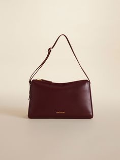 Prism Merlot Soft by Manu Atelier Pointy Toe Boots, Miu Miu Bag, Mini Tote, Toe Sandals, Burgundy Color, Merlot, Small Leather Goods, Brown Suede, Hobo Bag