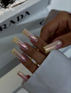 Aesthetic Nail Designs, Aesthetic Nail, Tapered Square Nails, Her Nails, Yellow Nails, Pretty Acrylic Nails