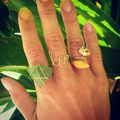 Green Seaglass 14K Gold Wire Wrapped Ring by shandahawaiiandesign, $16.00 Hippie Lifestyle, Triangle Ring, Wire Wrapped Ring, Wire Wrapped Rings, Recycled Metal, Gold Wire, Hippie Bohemian